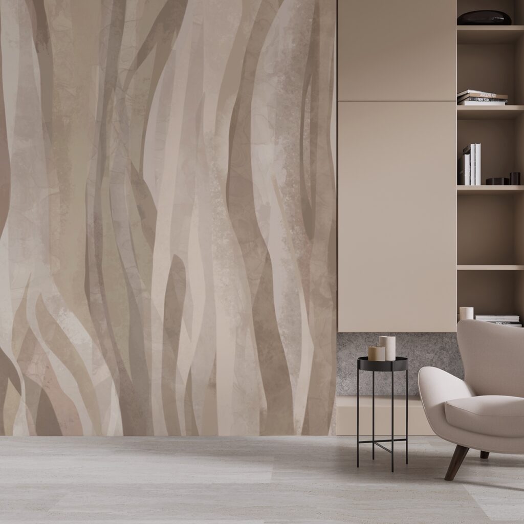 Motivi naturali astratti in tonalità tenui