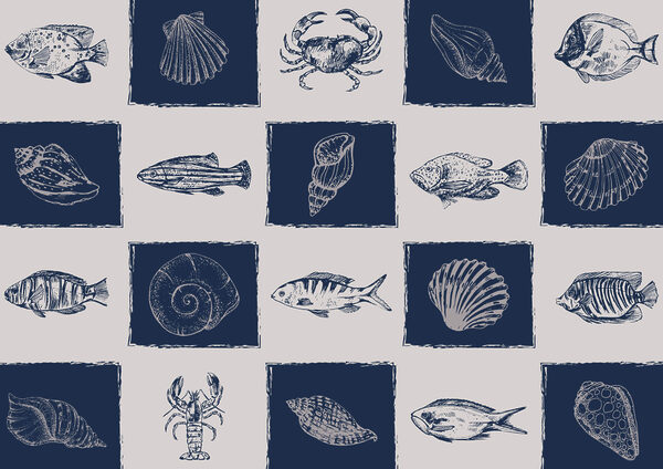 Schema di creature marine Schema di creature marine