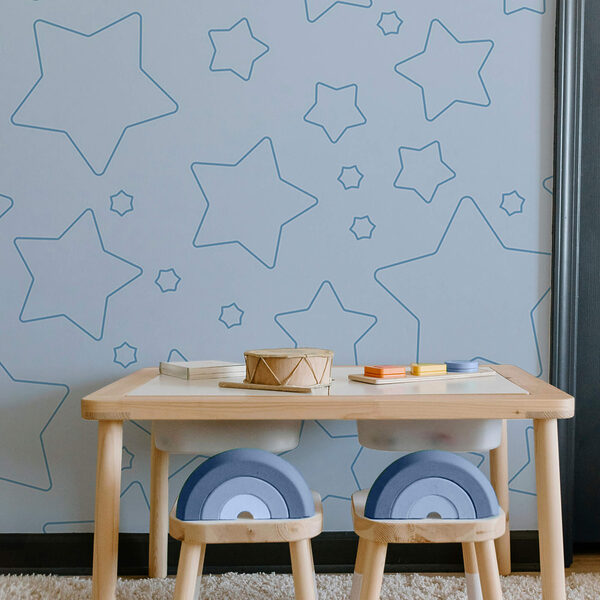 Sfondo blu con stelle Sfondo blu con stelle