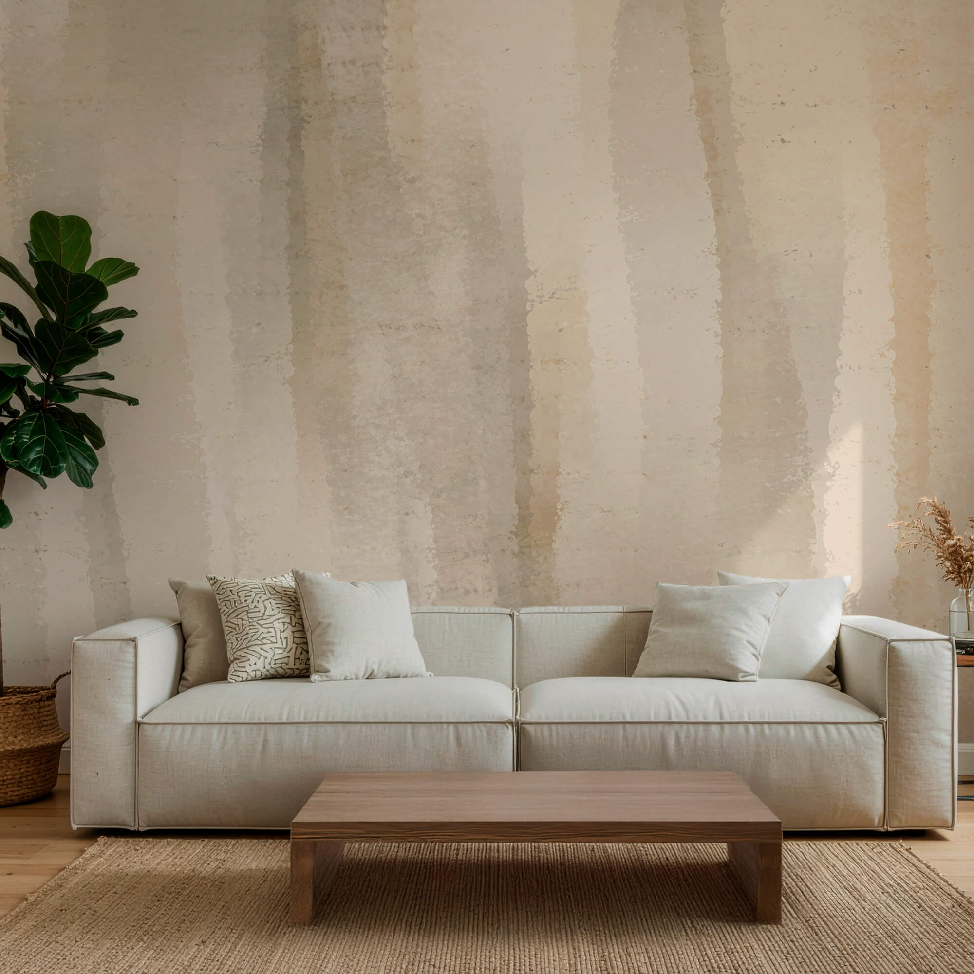 Tonalità morbide e fluide di toni naturali