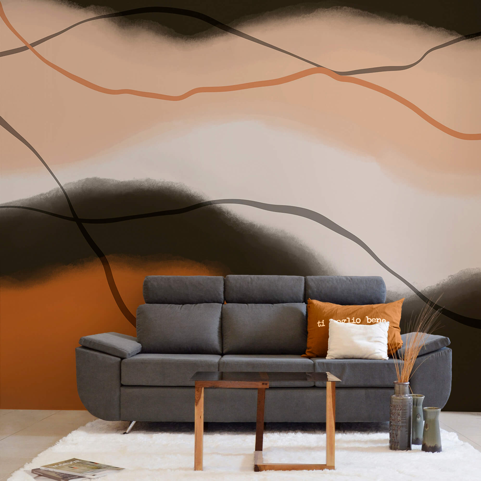 Tinte tenui in un'armonia fluida Tinte tenui in un'armonia fluida