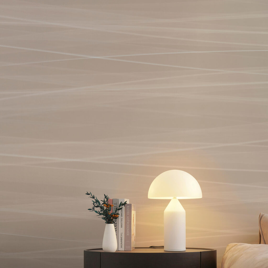 Linee bianche su una superficie beige Linee bianche su una superficie beige