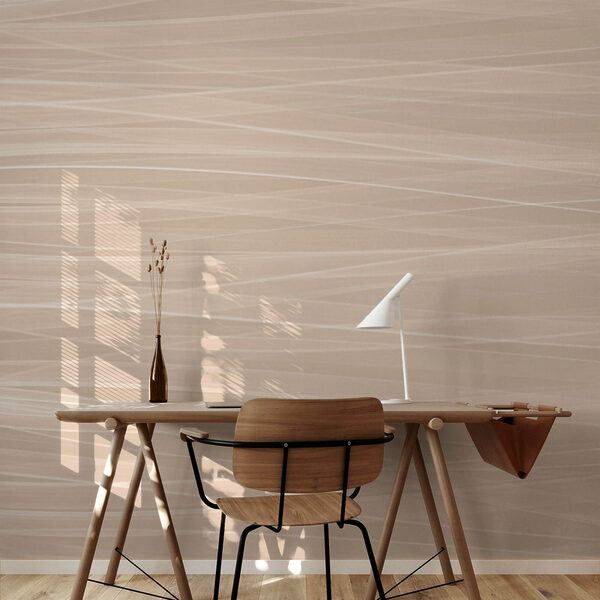 Linee bianche su una superficie beige Linee bianche su una superficie beige