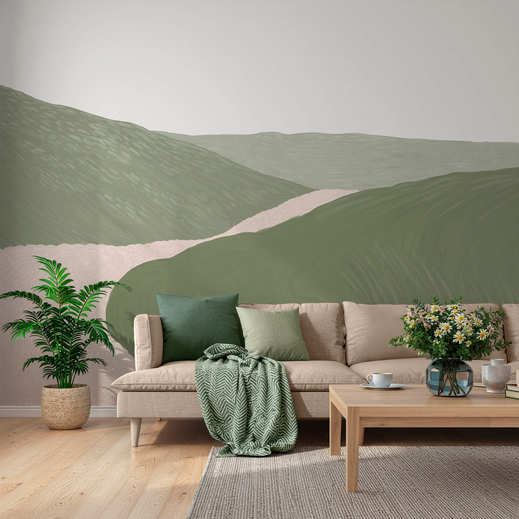 Strada che conduce a una collina