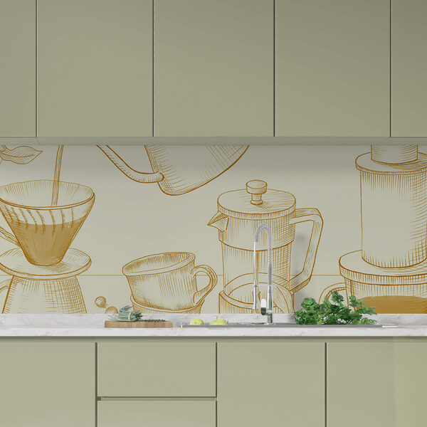 Disegno dell'erogazione del caffè Disegno dell'erogazione del caffè