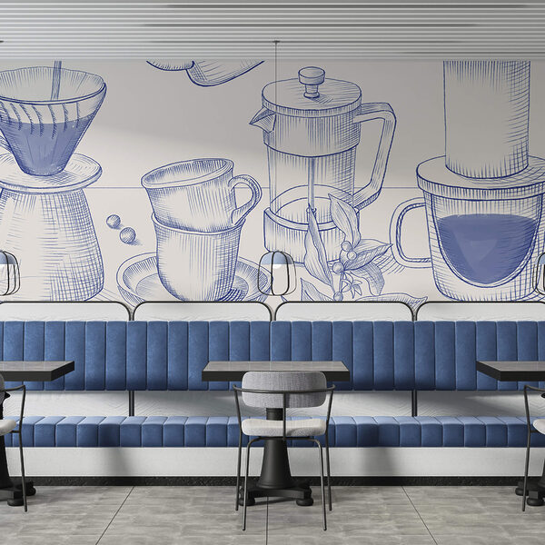 Disegno del processo di erogazione del caffè Disegno del processo di erogazione del caffè