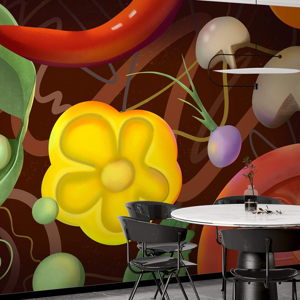 Una vivace disposizione di verdure fresche Una vivace disposizione di verdure fresche
