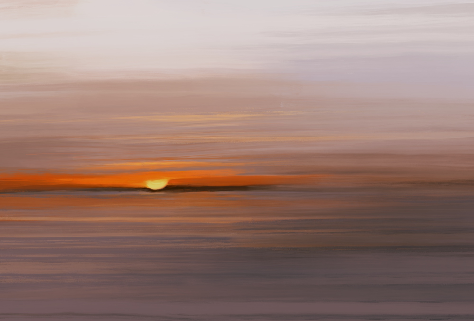 Sunset over water Sunset over water