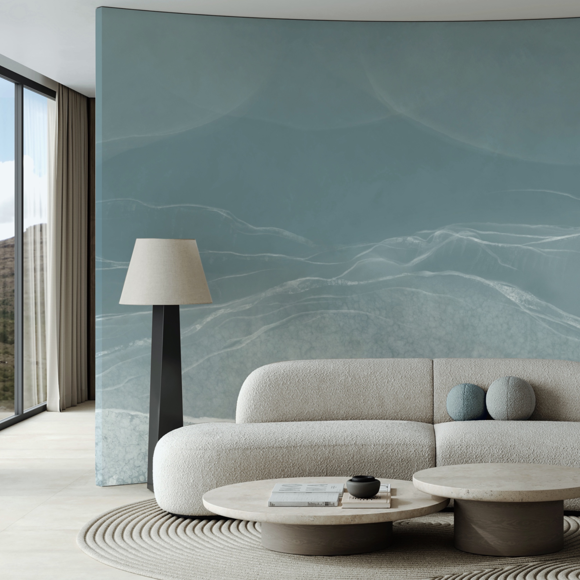 Onde delicate in tonalità tenui