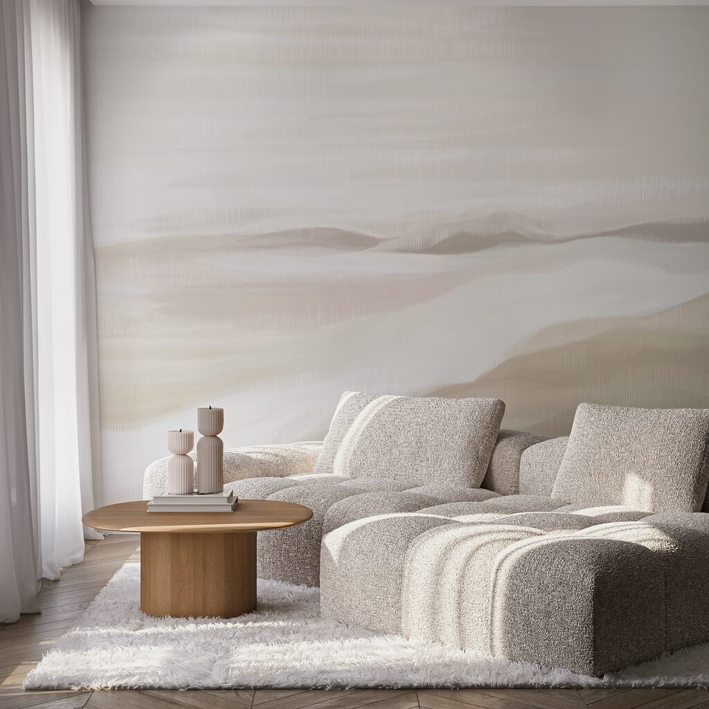 Pittura di un paesaggio desertico