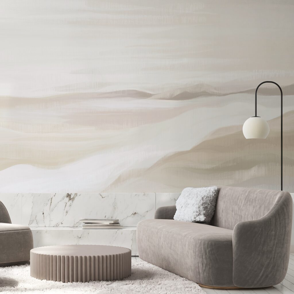 Pittura di un paesaggio desertico