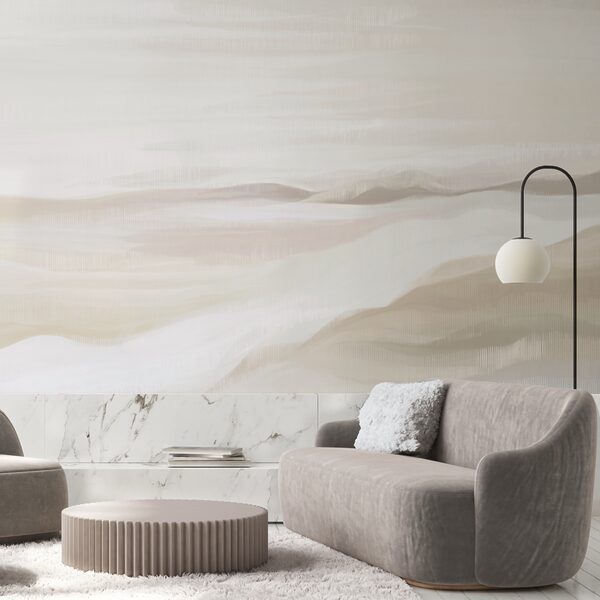 Pittura di un paesaggio desertico