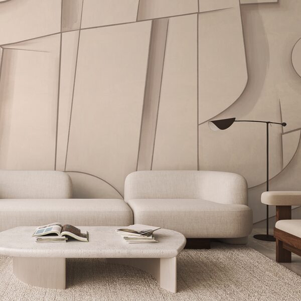 Forme astratte in tonalità tenui