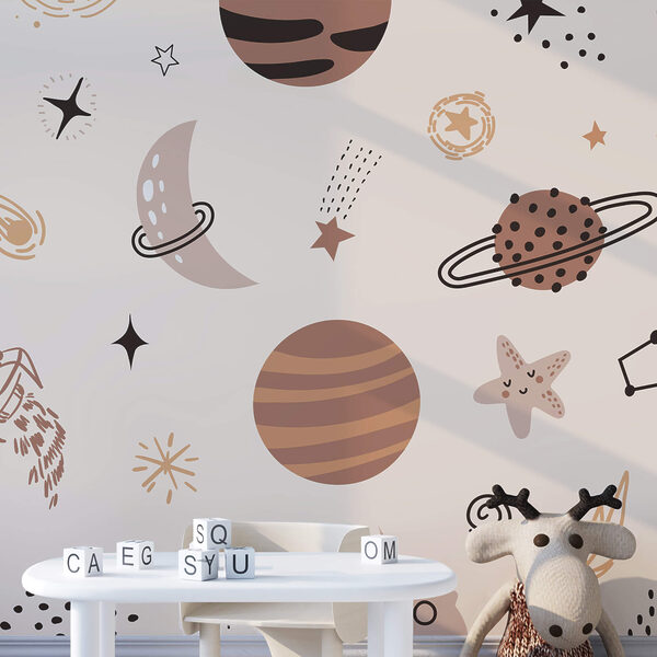 Schema dei pianeti e delle stelle