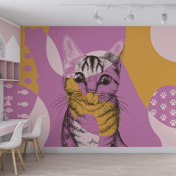 Gatto con naso da topo