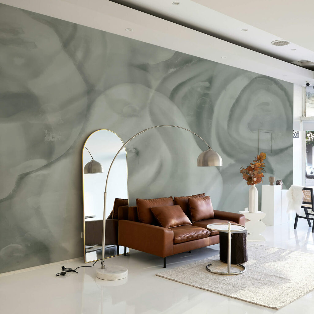 Forme morbide e sinuose in tonalità delicate