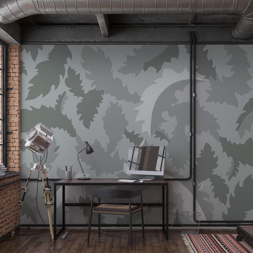 Motivo grigio e bianco