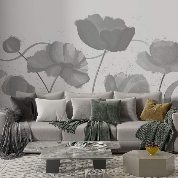 Fiori stravaganti dai colori tenui