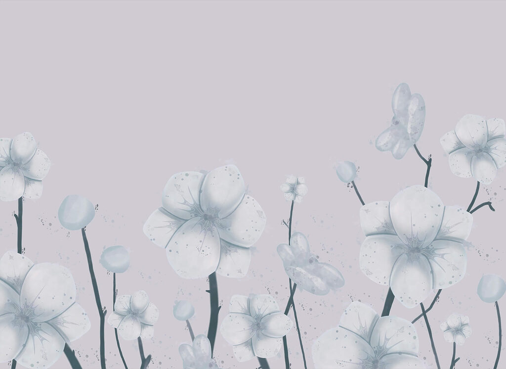 Group of white flowers