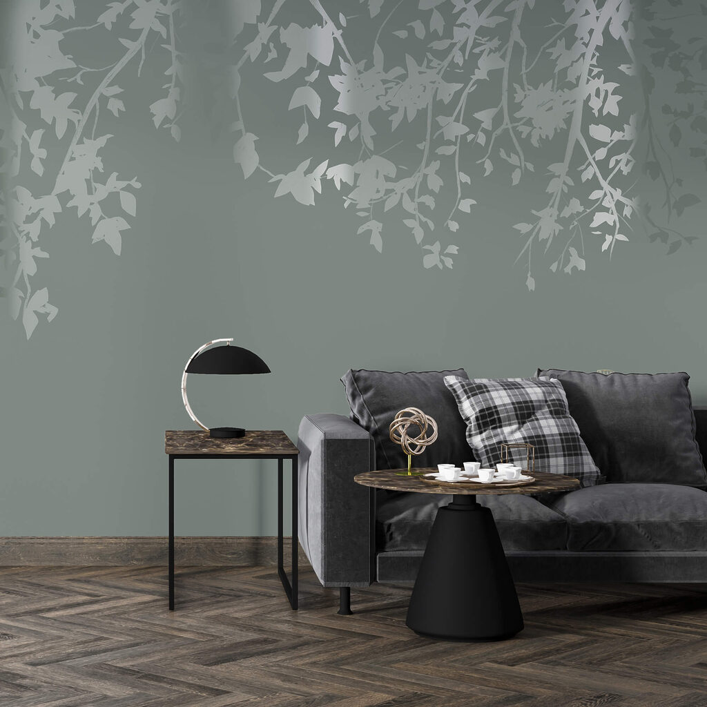 Rami di alberi con foglie