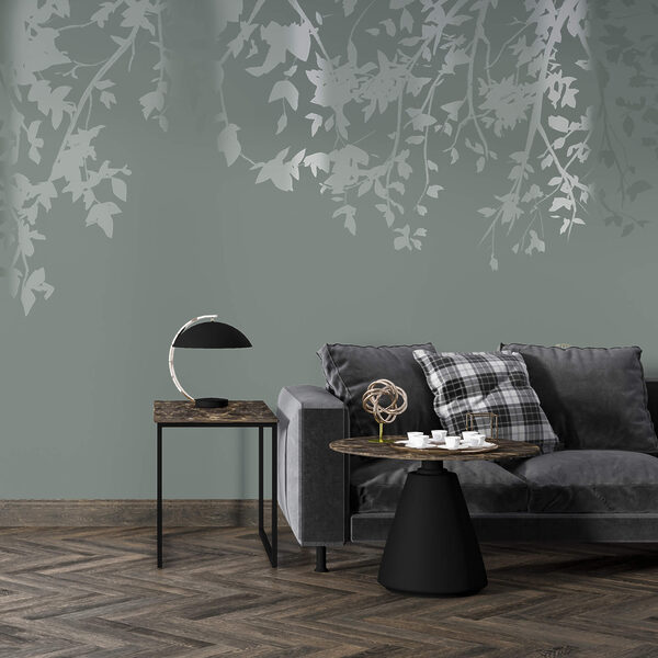 Rami di alberi con foglie