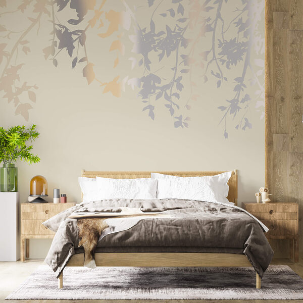 Rami di alberi con foglie