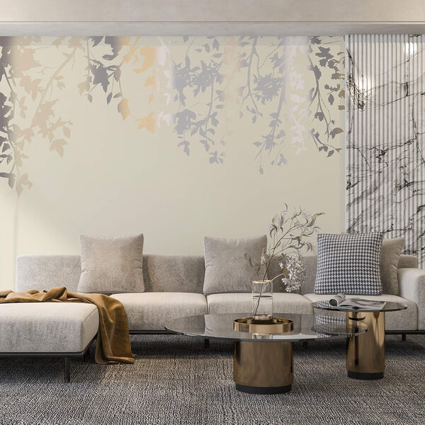 Rami di alberi con foglie