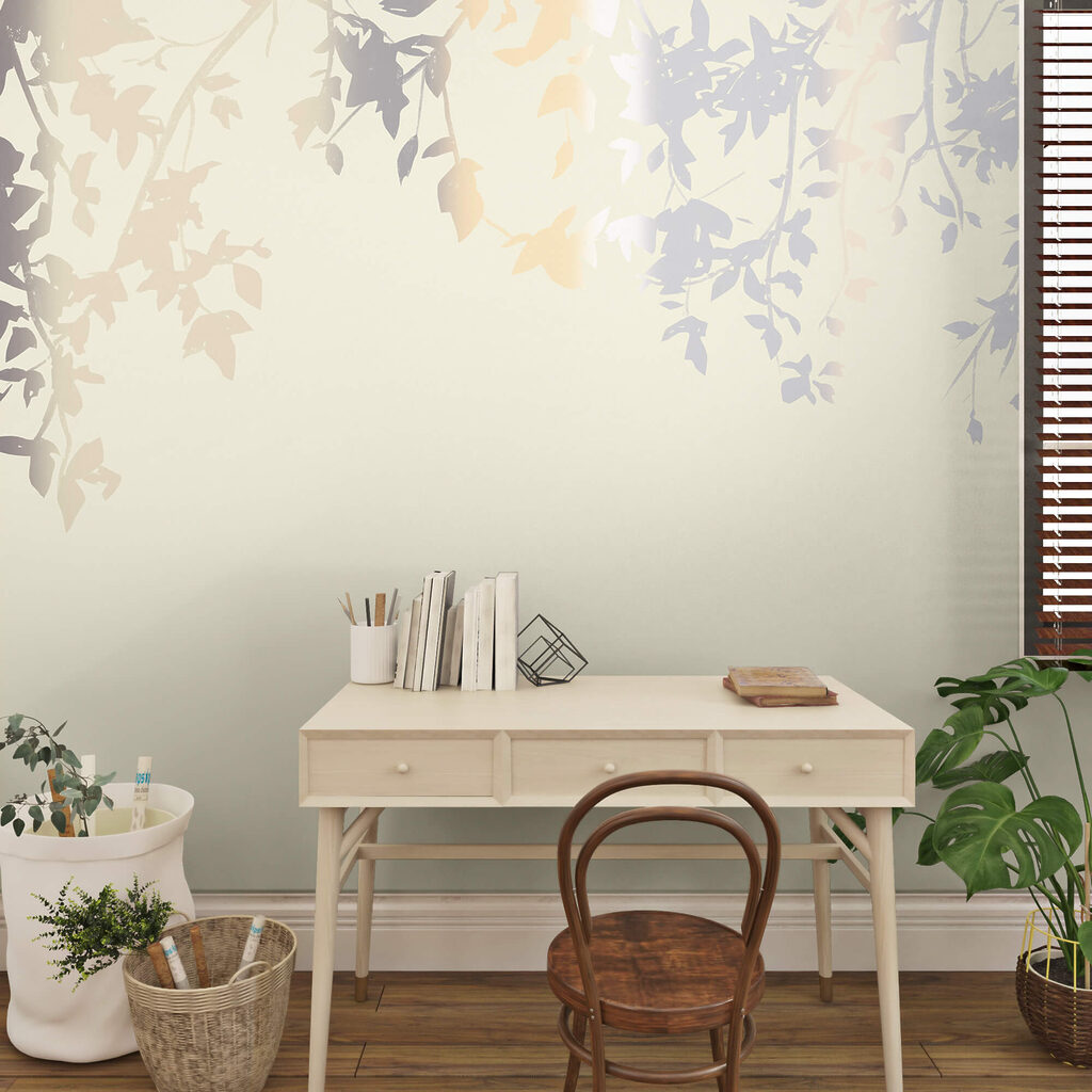 Rami di alberi con foglie