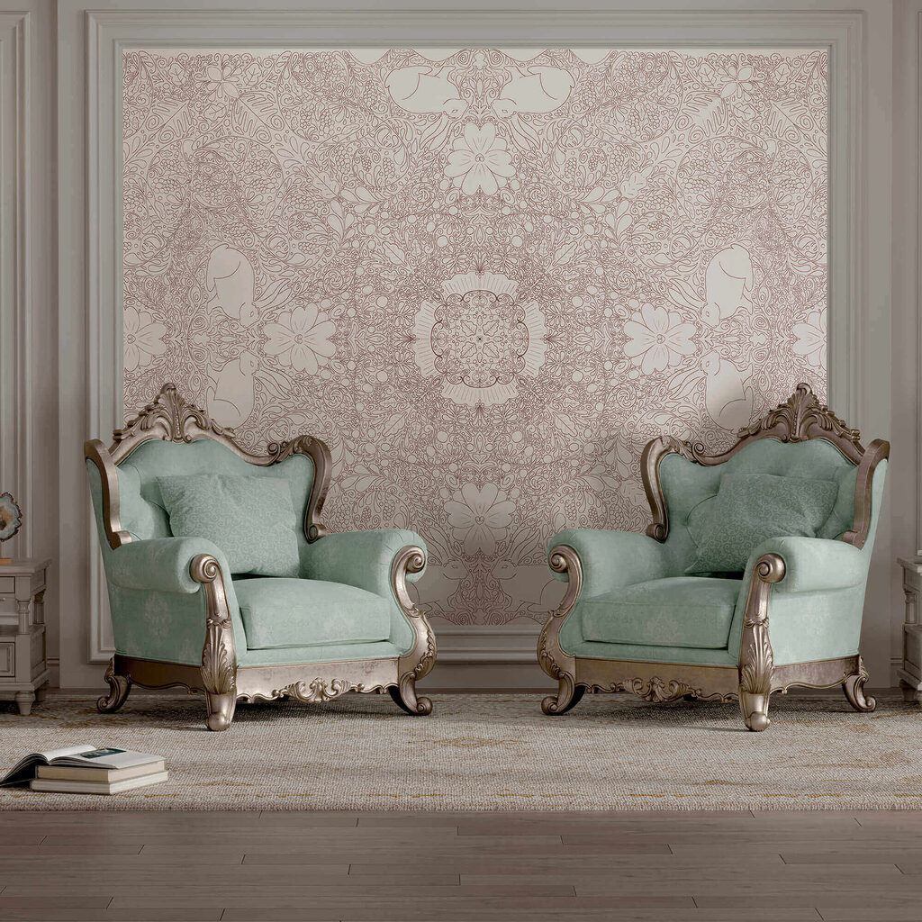 Motivo bianco e rosso