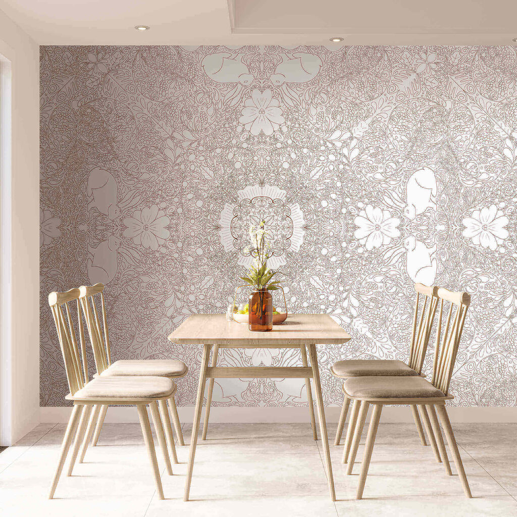 Motivo bianco e rosso