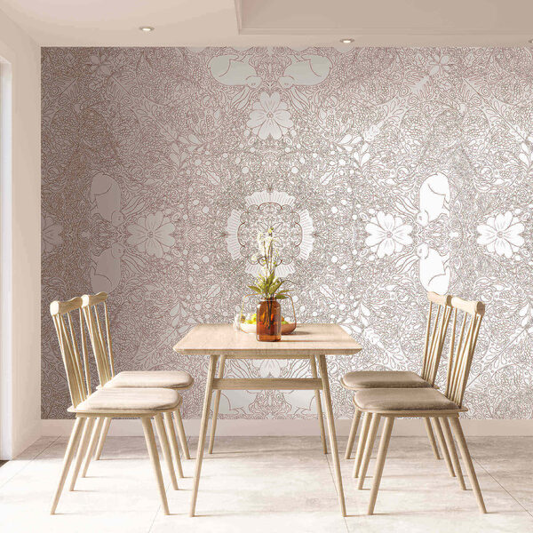 Motivo bianco e rosso