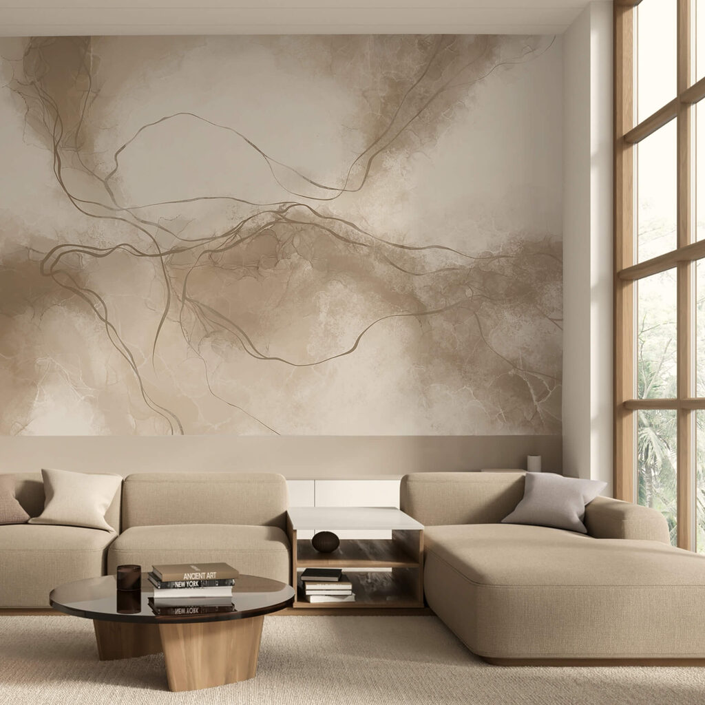 Tonalità tenui si fondono in un design elegante