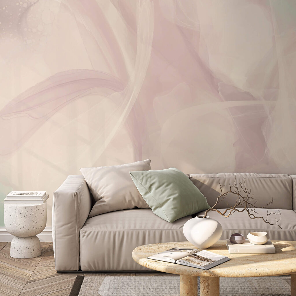 Tonalità tenui che si fondono in una delicata armonia