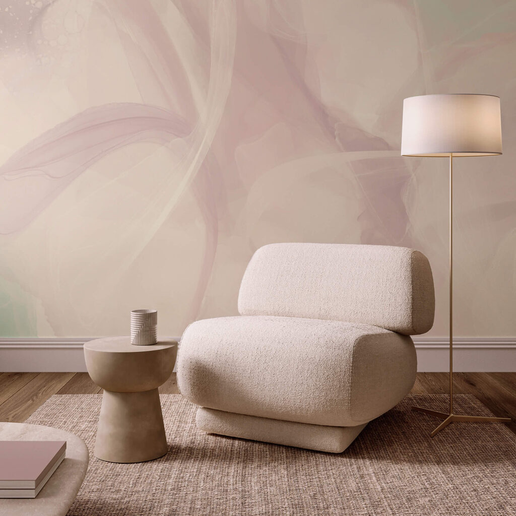 Vortici eterei di colori tenui