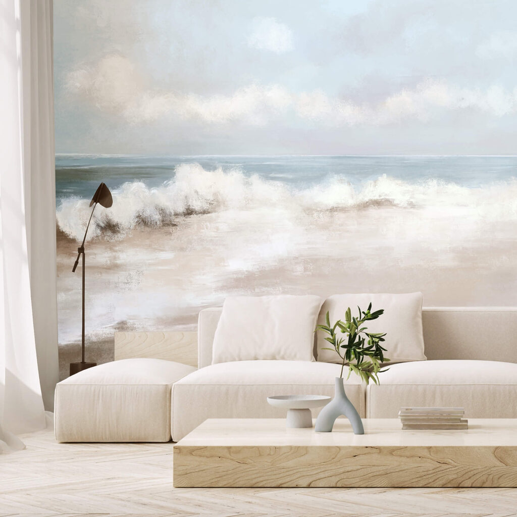 Dipinto di una spiaggia