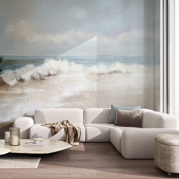 Dipinto di una spiaggia