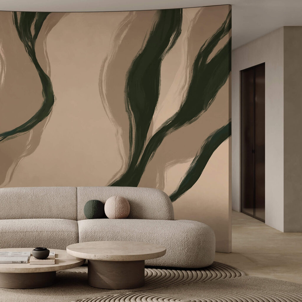 Linee organiche in tonalità tenui