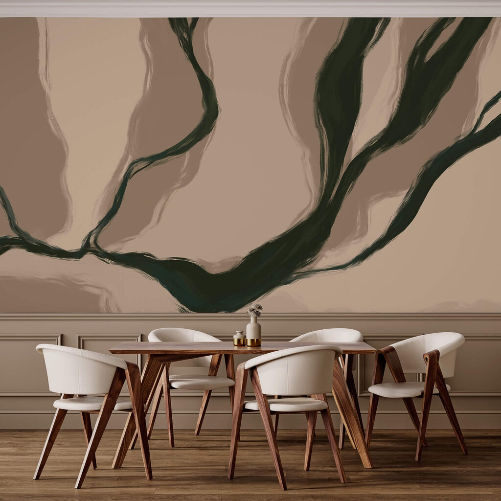 Linee organiche in tonalità tenui