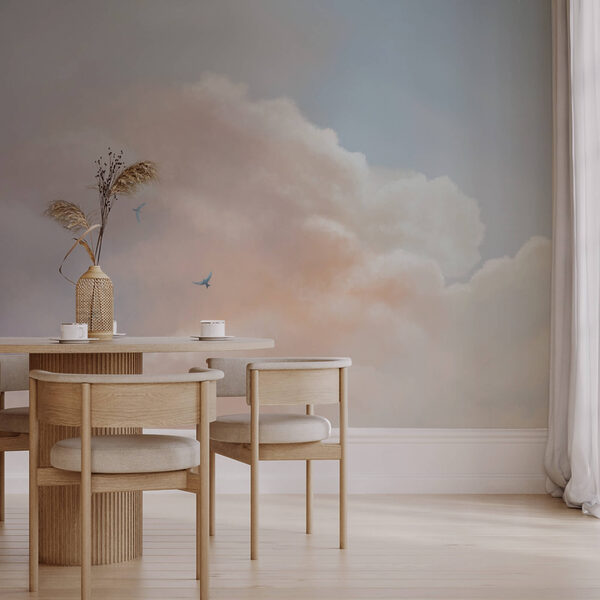 Uccelli che volano nel cielo