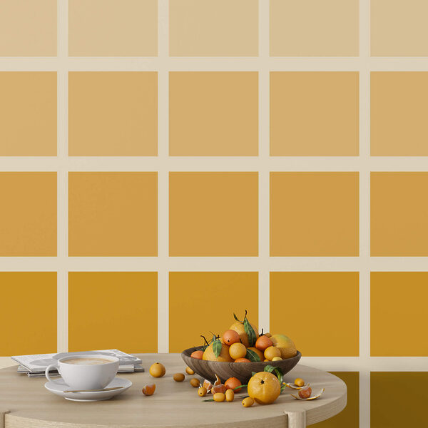 Quadrati gialli e marroni