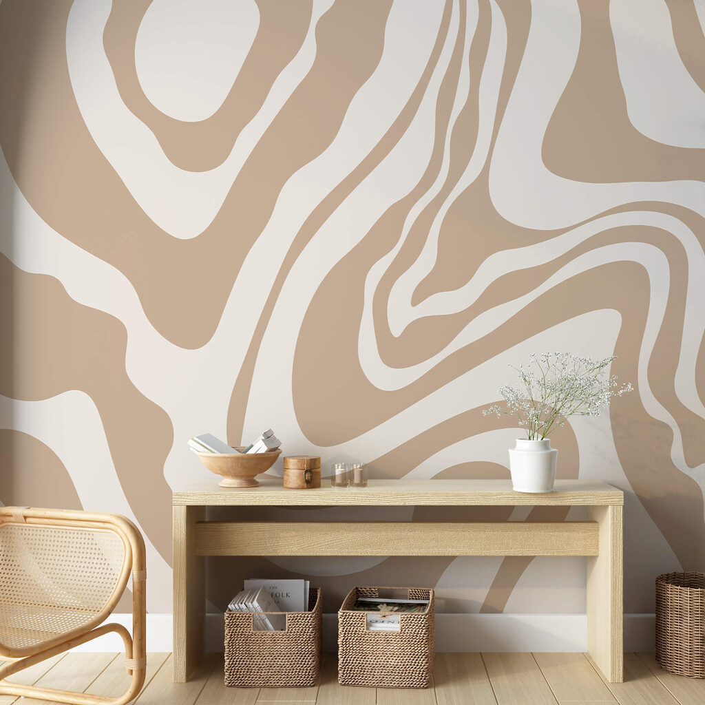 Vortici bianchi e marroni Vortici bianchi e marroni