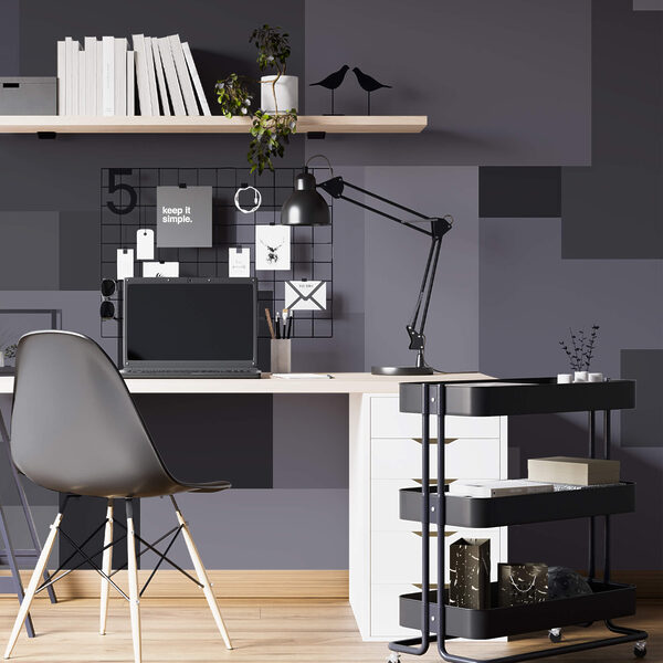 Quadrati grigi in una pila