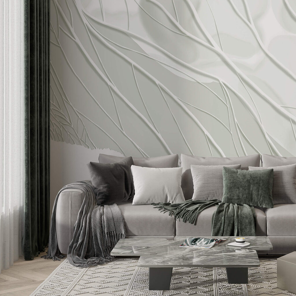 Sfondo bianco con linee