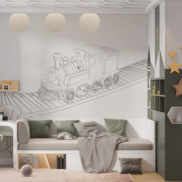 Disegno di un treno Disegno di un treno