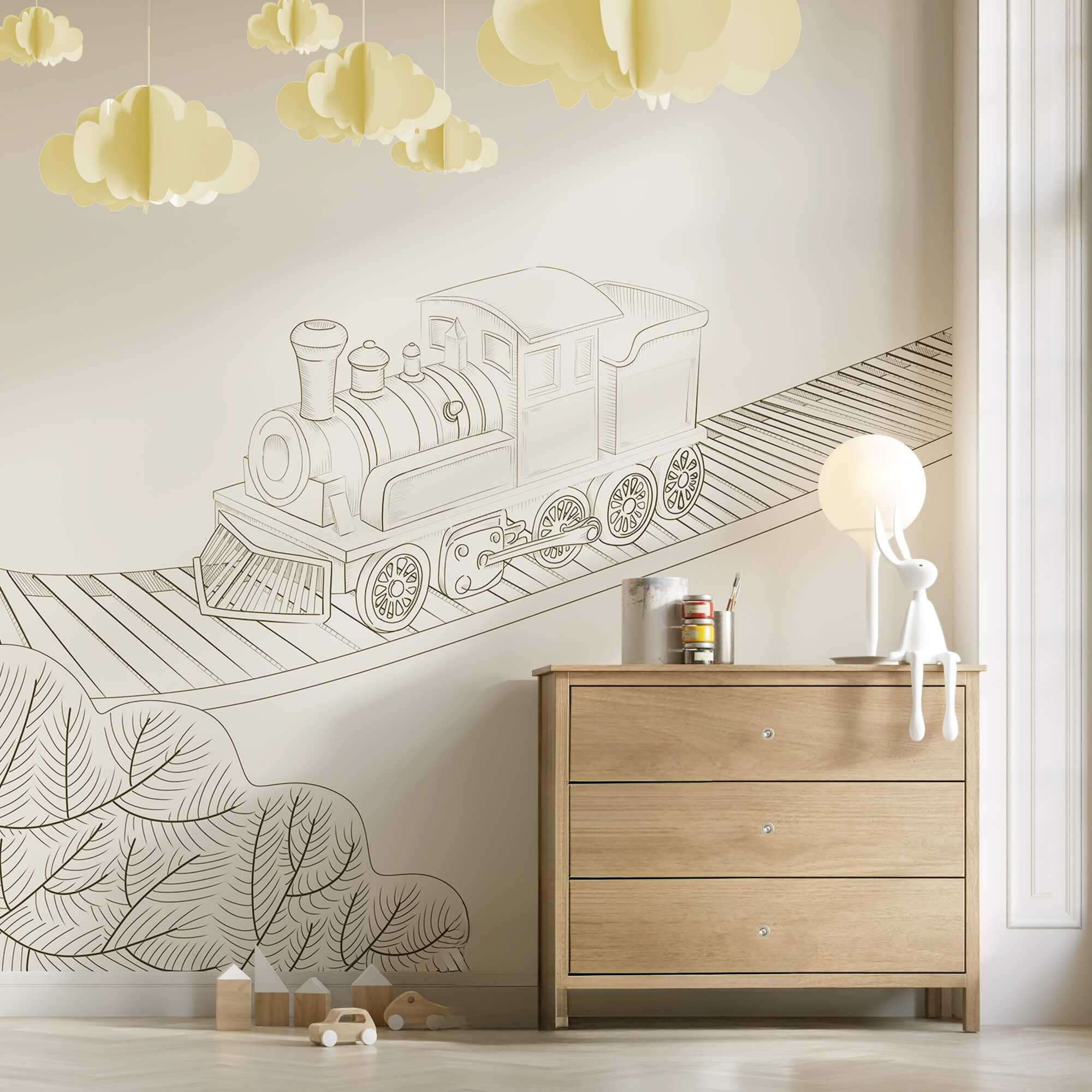 Disegno di un treno Disegno di un treno