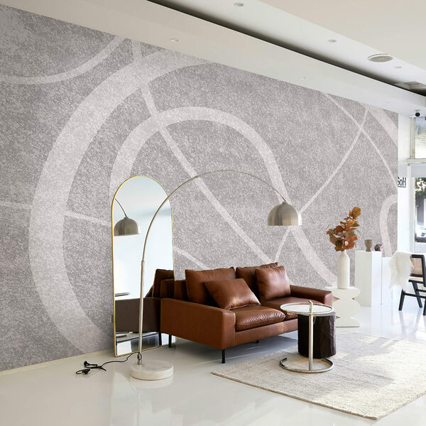 Disegno astratto grigio e bianco Disegno astratto grigio e bianco