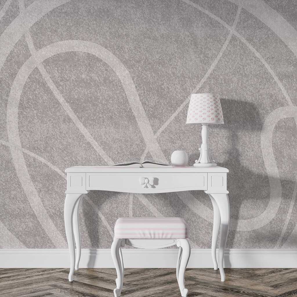 Disegno astratto grigio e bianco Disegno astratto grigio e bianco