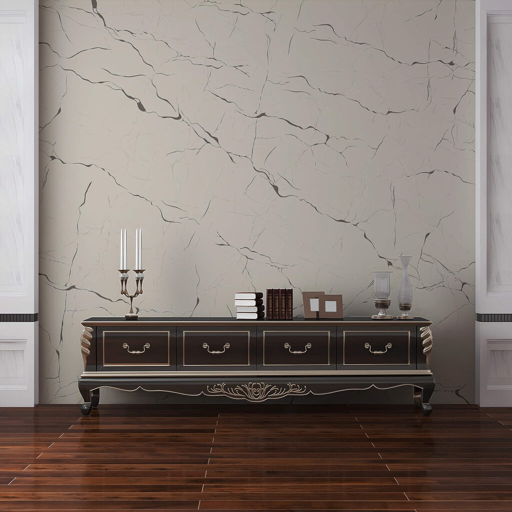 Superficie bianca con crepe