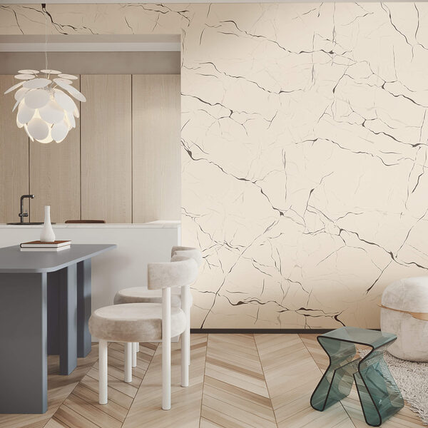 Superficie bianca con crepe