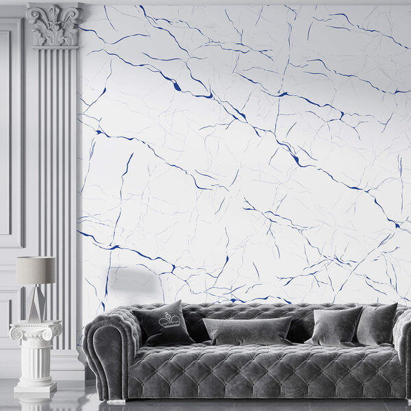 Superficie bianca con linee blu
